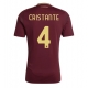 AS Roma Bryan Cristante #4 Replike Domaci Dres 2024-25 Kratak Rukav